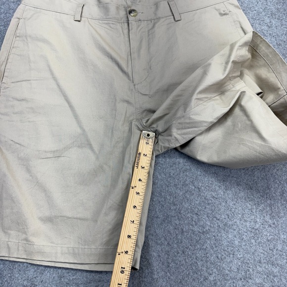 Disney Parks Men's Chino Shorts Size‎ 36 Khaki Cotton Classic Fit Casual NWT - Picture 10 of 11